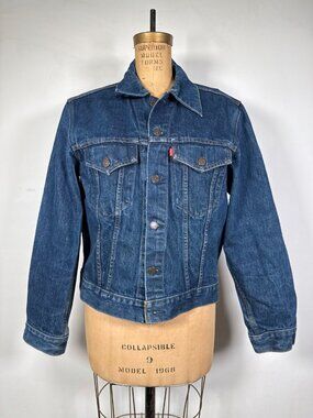 Vintage 70s 80s Levi's Type III Denim Trucker Jacket